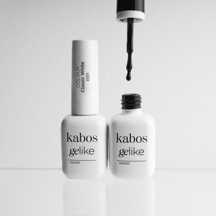 Nail Polish - Kabos Gelike 005 - Black - Gentle for Sensitive Nails - Shine Up To 21 Days