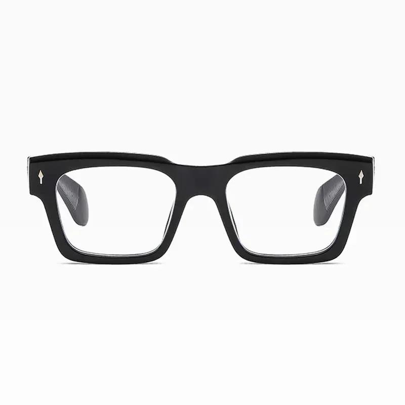 Large Square Frame Anti Blue Light Glasses Retro Classic Men Women Computer Gaming Eye Protection Spectacles