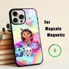 Custodia per Telefono G-Gabby Cats Per iPhone17,16,15,14,13,12,11 Plus,Pro Magnetica con Ricarica Wireless Magsafe