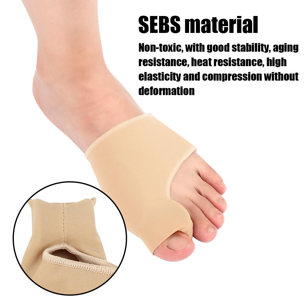 1 Pair Hallux Valgus Straightener Corrector Bunion Toe Protector Foot Care Pain Relief L