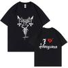 Hot Rock Band Mayhem Graphic Tshirt Unisex Women Death Black Metal Style T Shirts Unisexs Gothic Punk Oversized Tshirt Streetwear