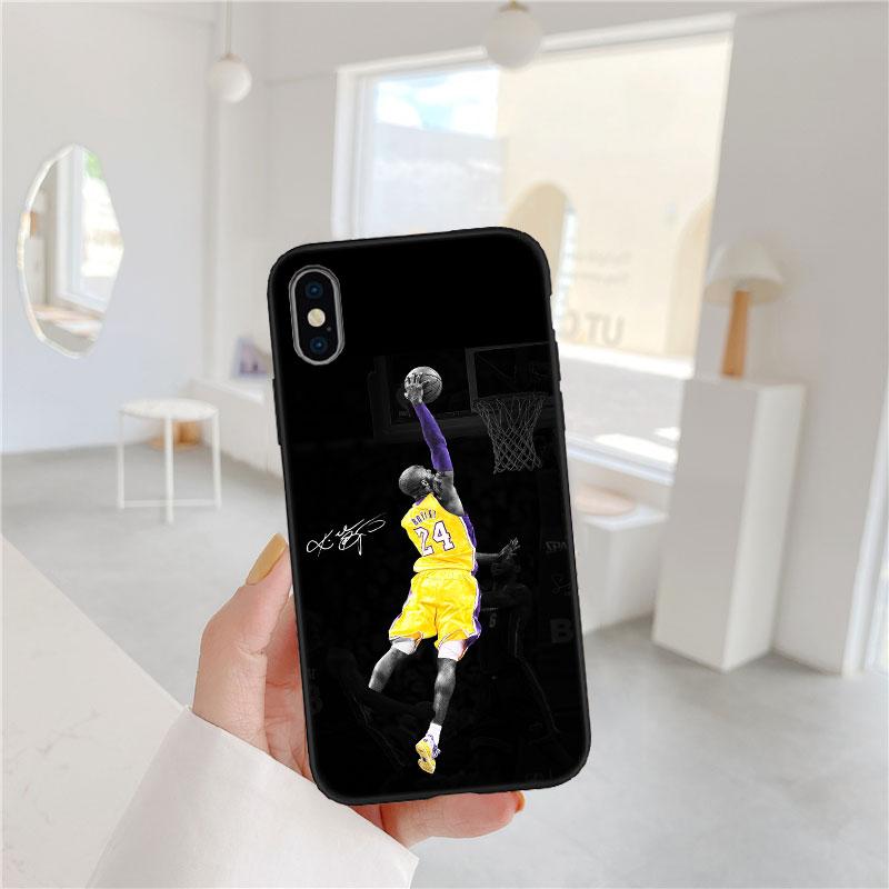 BF77 K-Kobes 24-8 Soft Shell Phone Case for iPhone 16 15 14 13 12 Pro Max Plus Mini