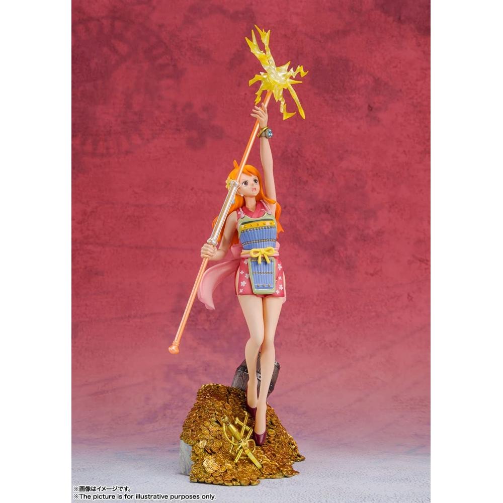 Bandai DUSÍKY Figuarts ZERO ONE PIECE Nami - WT100 Vzpomínková figurka Eiichiro Oda Originální ilustrace 100 velkých pirátů - cca. 280mm ABS&PVC lak