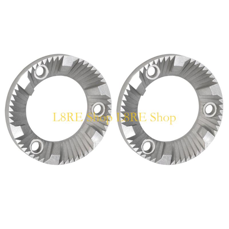 L8RE Set aus 2 Präzisionsgefertigten 40MM Kaffeemühlenmahlwerken Edelstahlkonstruktion Schneideffizienz WärmeReduzierung
