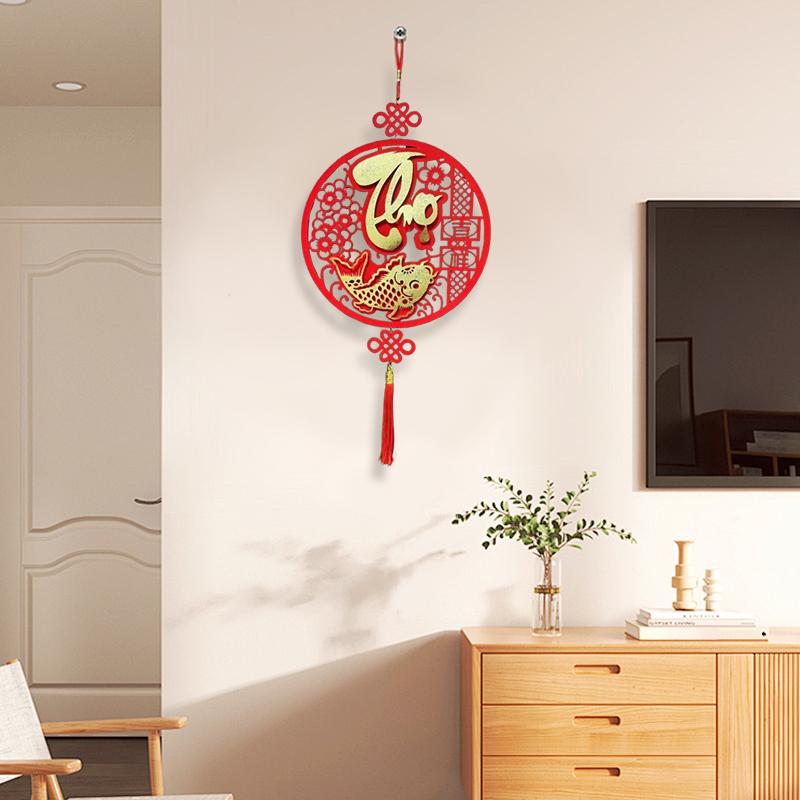 1PC Tassel Design Scene Setting Blessing Pattern Auspicious Pendant Home Decor Exquisite Various Styles