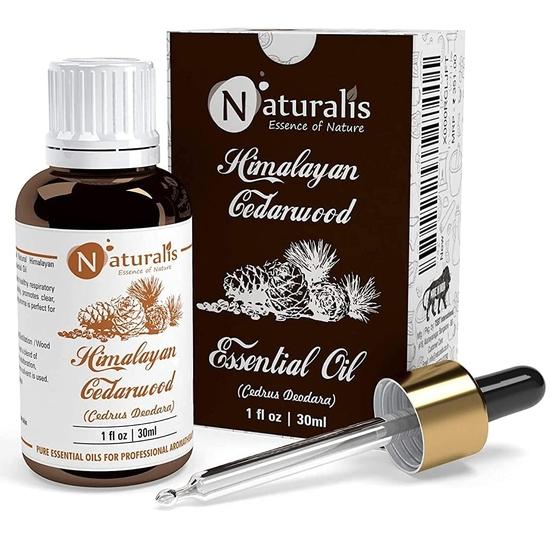 Naturalis Cedarwood Essential Oil 30Ml - Pure And Natural Aromatherapy Oil For Grounding, Relaxation, And Topical Application 30ML