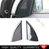 For Ford Explorer 2011-2019 Carbon Fiber A Pillar Front Triangle Cover Trim 2PCS