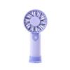 Portable USB Charging Handheld Mini Desk Fan with Colorful LED - Ideal for Office, Student, or Gifts