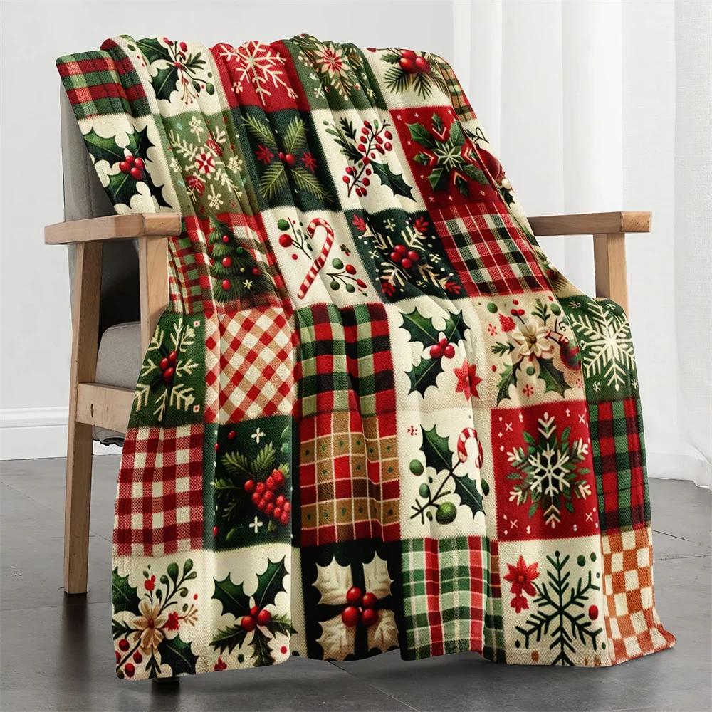 Plaid Candies Microfiber Blanket Super Soft Throw Blankets For Bed Bedspread Sofa Decorative Camping Picnic Winter Warm Blanket