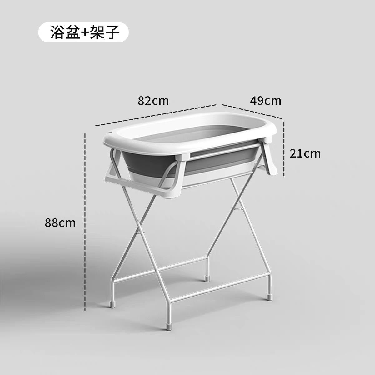 Foldable Pet Bath Tub Dog Bathtubs Cat Washing Basin Portable Collapsible Elevated Wash Basin With Stand For Small Dogs And Cats