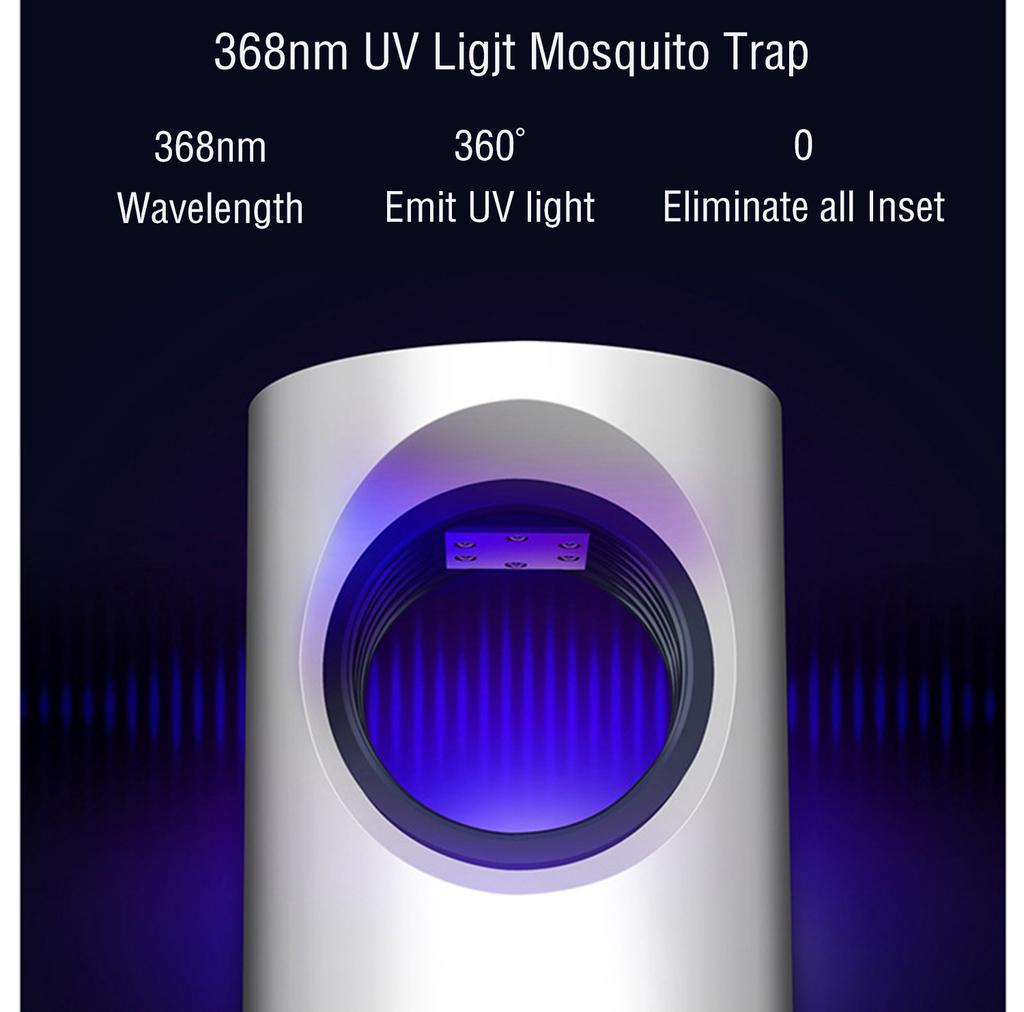 Electric Indoor Mosquito Trap USB Power Insect Mosquito Killer UV Light LED Mosquito Lamp Non-Toxic