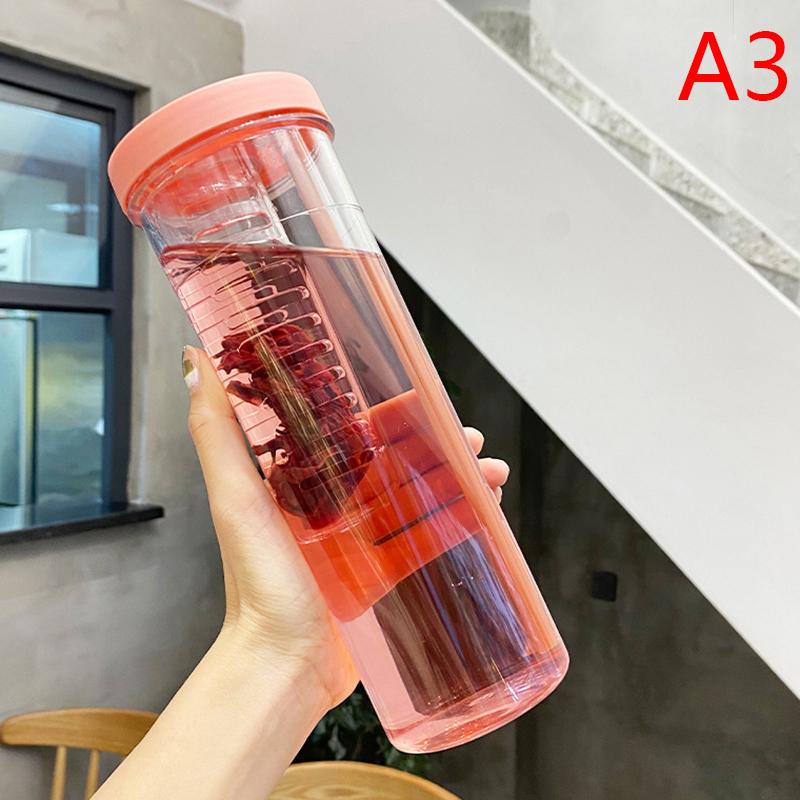 

Пластиковая бутылка для воды, портативная, с трубочками, ситечко для фруктов, чашка для чая, сока, фитнеса, спорта, путешествий, бутылки, чайник, прозрачный