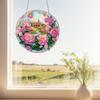 Acrylic 2D Flat DIY Special Shape Hanging Diamond Art Kits Rhinestone Diamond Art Window Pendants Home Wall Decoration Crafts