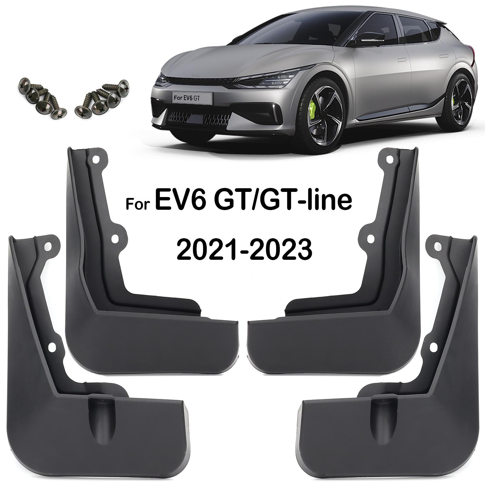 

Набор из 4 шт. для Kia EV6 GT-Line GT Line CV EV 2021 2022 2023, брызговики, брызговики, переднее и заднее крыло, Стайлинг автомобиля