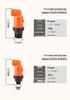 1" & 1.5" Plastic Orange Valves for Agricultural Greenhouse Irrigation Sprinkler System