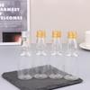 10Pcs 50Ml Mini Clear Pet Refillable Small Wine Bottles For Party Wedding Liquor Bottles With Leak Proof Screw Lid