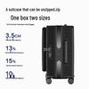SPACEXPERT Side-Opening Business Travel Suitcase