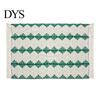 Waschbares Baumwoll-Leinen-Tischset Boho Tischläufer mit Quasten, Rustikaler Läufer, Gestreifter Vintage-Stil Wohnaccessoire Bauernhaus für Feiertagsparty Braut