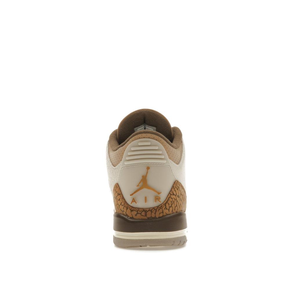 Air Jordan 3 Retro GS Palomino Kids Sneakers Cream Light-Orewood-Brown Metallic-Gold DM0967-102