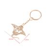 Cute Manta Ray Sea Devil Fish Pendant Necklace Keychain For Women Men Stainless Steel Jewelry Gift