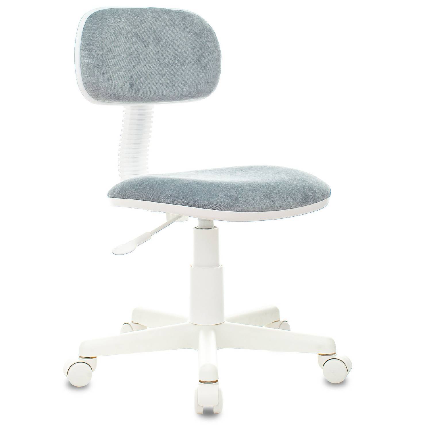 

Стул детский Бюрократ Ch-w201nx Серо-синий Светло-28 Крестики Пластик Пластик Белый