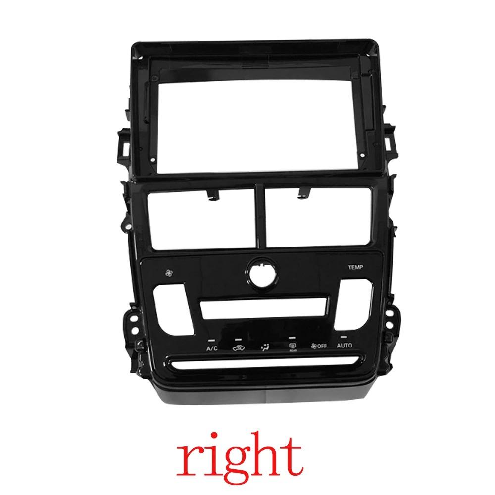 

2 Din 9 дюймов автомобильный радиоприемник DVD GPS Mp5 пластиковая рамка панели для Toyota Vios Yaris(Ручной переменный ток) Комплект для крепления на приборную панель 2018 г. 9inch