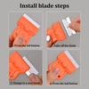 Nail Stamping Plate Accessories Pattern Stamp Template Scraper Diy Printing Nail Tools Removable Cleaning Shovel Glue Stickers