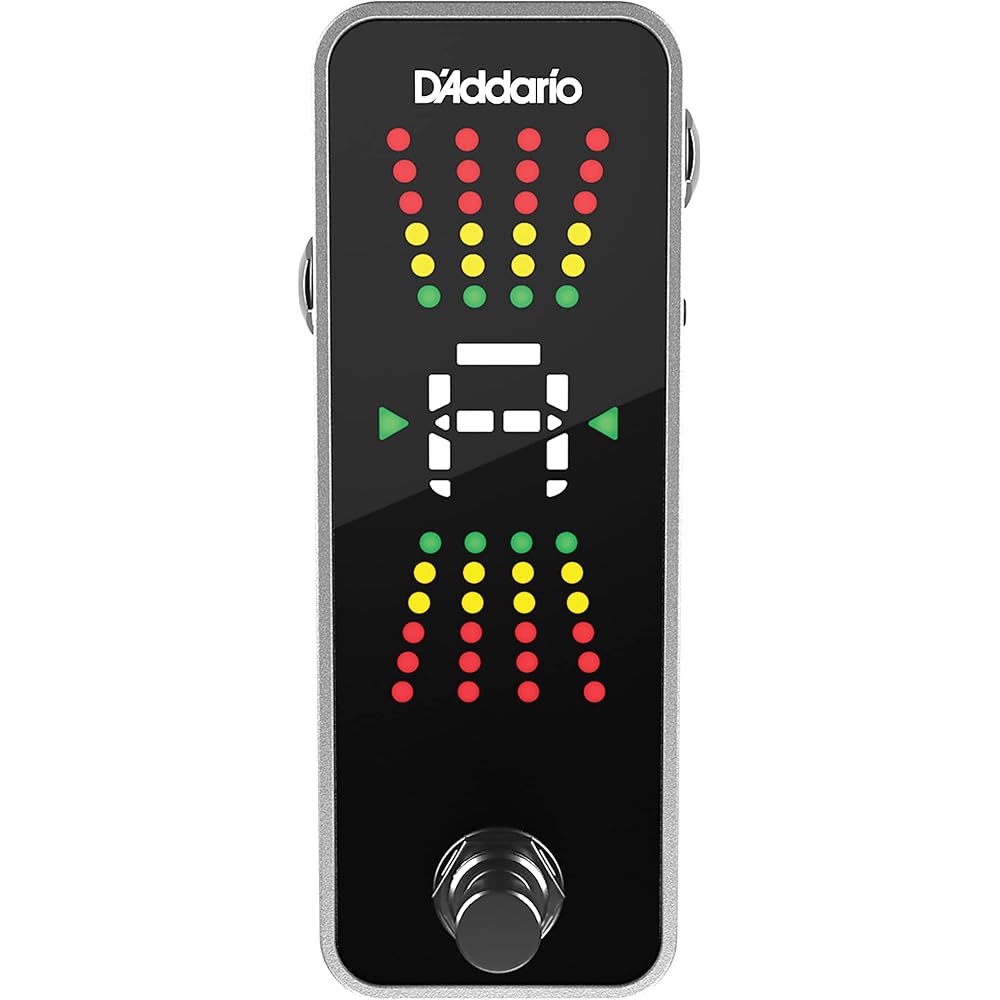 D'Addario Daddario Pedal Tuner Chromatic Type Chromatic Pedal Tuner True Bypass Specification PW-...