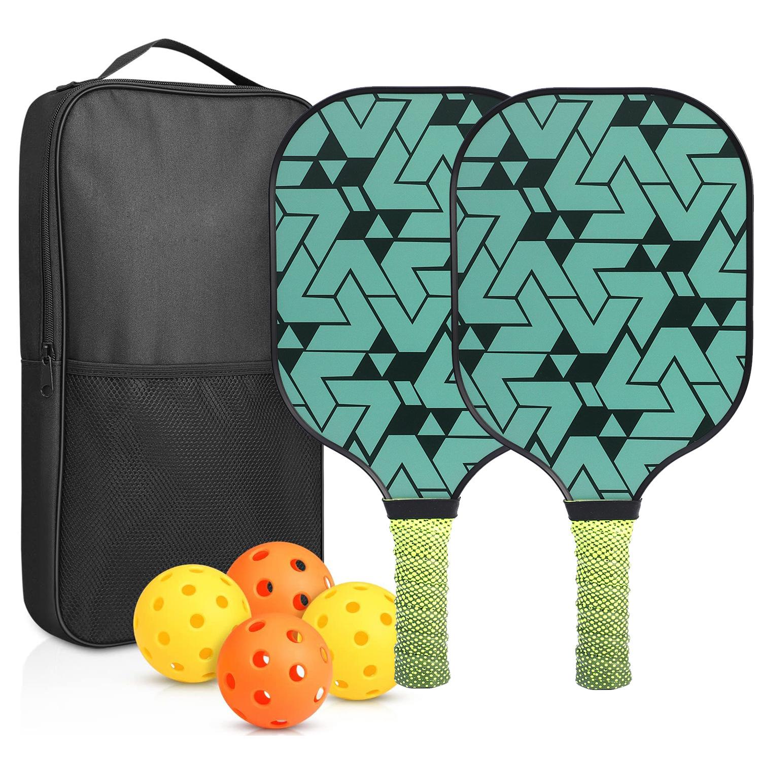 Glass Fiber Peak Racket Pp Honeycomb Green Sports Suit Lightweight Durable Badminton Equipment