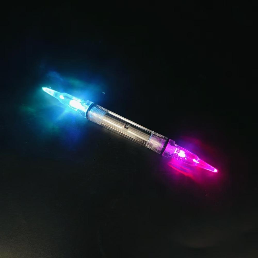 Bass Spoon Fishing Flash Lamp Diamond Shape Fishing Squid hook LED Lure Light with hook