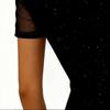 2026 Summer Elegant Women's Solid Color Mesh Short Sleeve Top