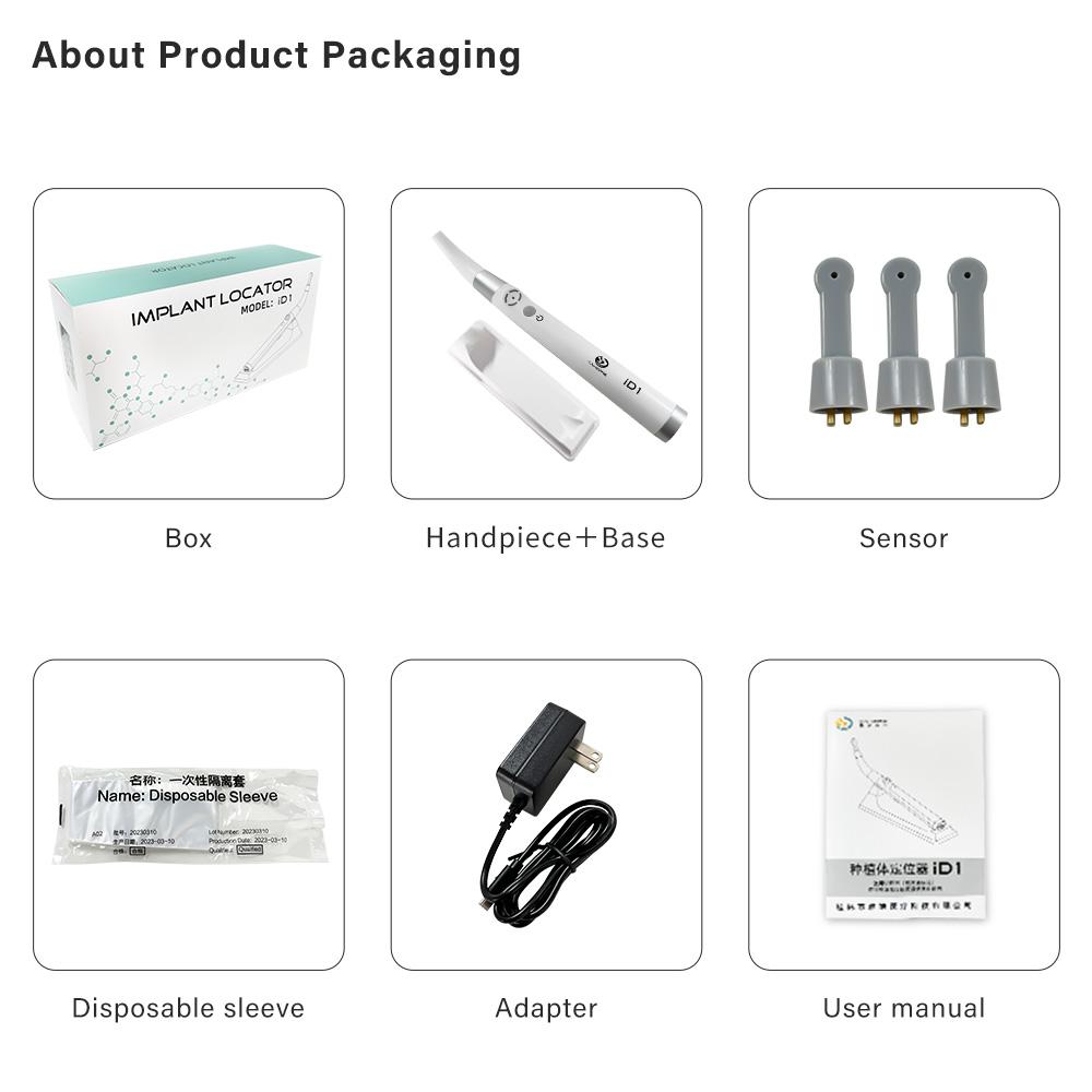 NICEDENPortable Dental Implant Locator  Screw Finder  Detector 360 Rotation