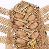 Fringe Rivet Tassel Epaulet Shoulder Boards Badge Costume