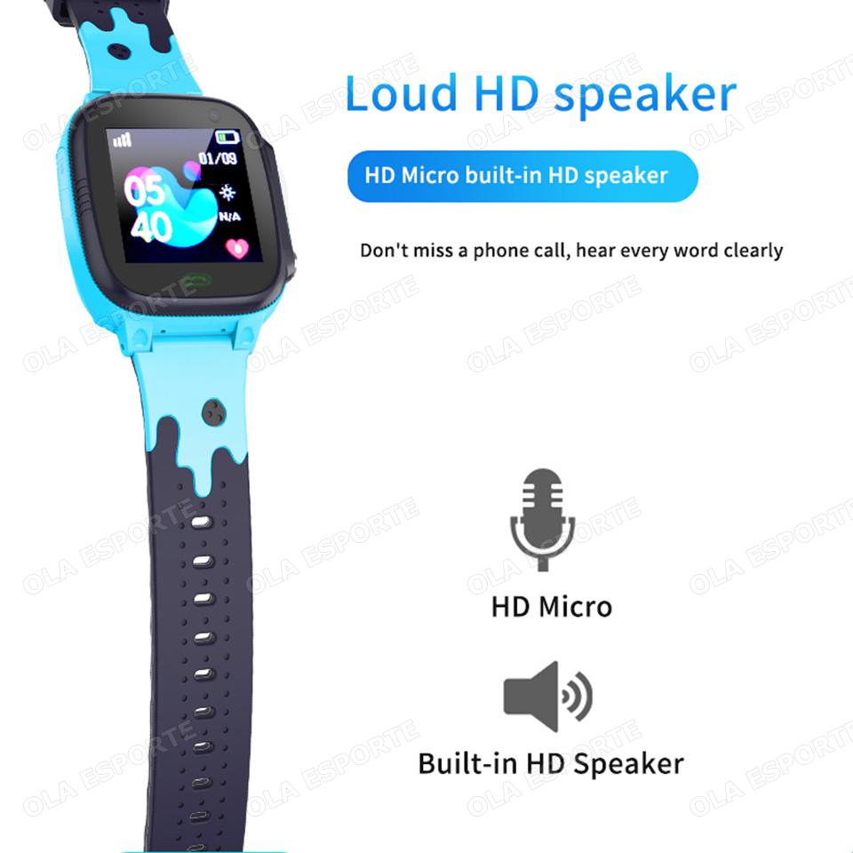 Smart Watch For Kids With GPS Locator, Waterproof Children's Watch With Two-Way Call, Alarm Clock Games Birthday Gifts for Boys