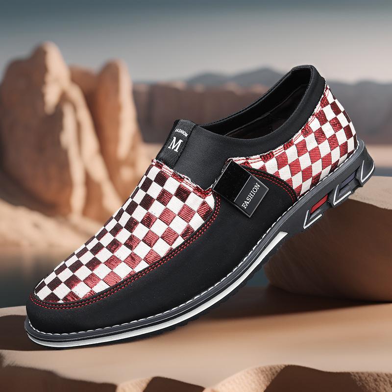 

European and American large-size men s shoes new British style business casual leather shoes men s one-pedal loafers temu Xiyin 39