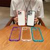 For iPhone 16 Pro Max Case Shockproof TPU+PC Phone Back Cover