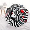 1pc Abstract Art Print Automatic Open/Close Umbrella, Umbrella with Cartoon Design, Portable Compact Umbrella for Men & Women, Good Holiday