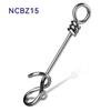 Stainless Steel Fish Clip: Strong Lure Connector with Quick Pin and Enhanced Strength for Sea Fishing.