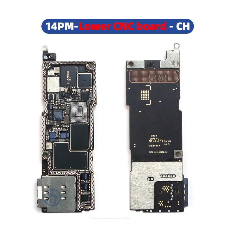 CNC CUT Motherboard For IPhone 1414ProMax 4G 5G Logic Board Polishing CPU AP RF Board 14pro 14Plus Switching CPU Baseband Swap