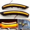 1 Pair for VW Volkswagen Touareg I MK1 7L 2007 2008 2009 2010 Car Dynamic Turn Signal Lamp Side Mirror Sequential LED Light