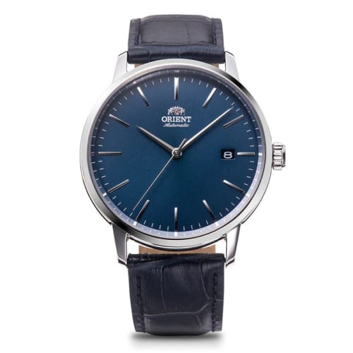 

Orient Basic Concept Automatic Watch, Classic, RN-AC0E04L, Men s, Navy Blue, with Japanese Manufacturer s Warranty