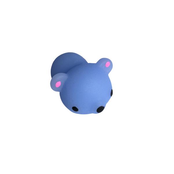 Japan Moe Small Animal Squeeze Toy: Soft Rubber Dumpling Peach