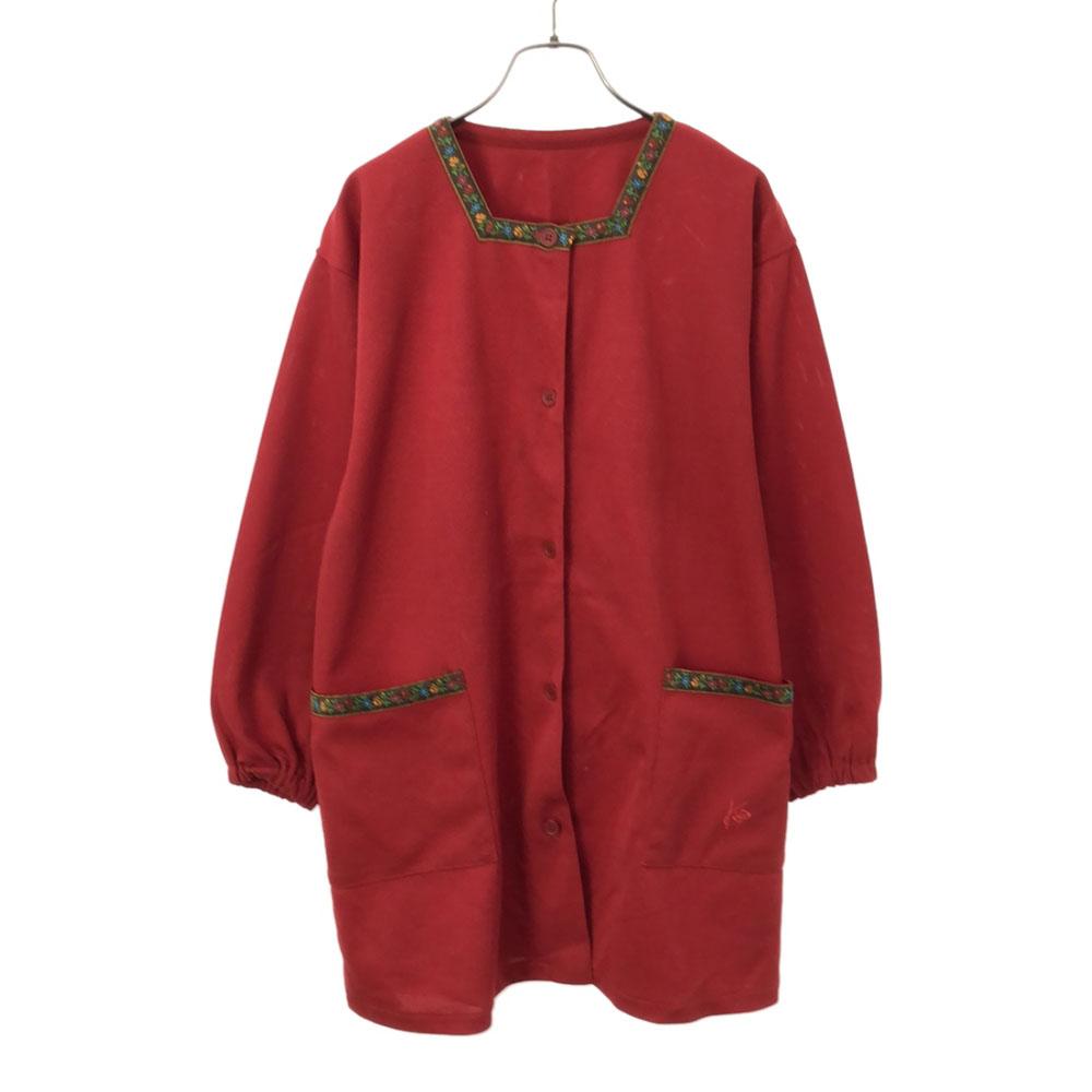 

KENZO 90s Made in Japan Old Embroidered floral pattern Long sleeve cardigan Women Used