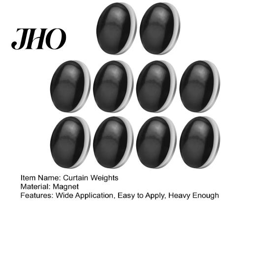 Curtain Pendant Weights 10Pcs Magnetic Waterproof Reusable Rustproof Compact Easy To Apply Heavy Enough Strong Shower Drapery Bedroom Supplies Clips