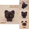 Black Cat Plush For Kids And Adults Super Soft Short Plush Sleep Companion
