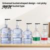 Lightweight Desktop Water Dispenser Electric Pump, Rechargeable Portable Bottle Top for 5 Office Home Drinking Pump Gallon Bottles, Foldable