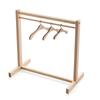 Doll Wooden Clothes Rack Garment Organizer Hangers for Dolls Handbag Clothes Doll Metal Hangers Kids Adult Toy Birthday Gift
