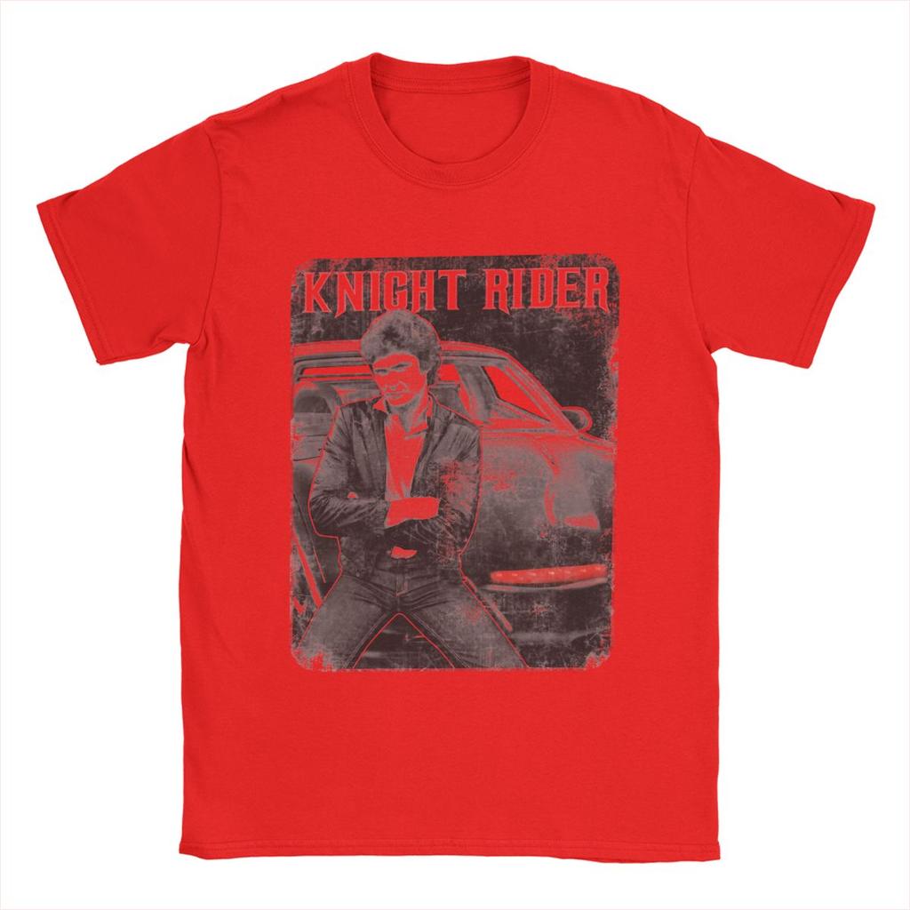 Knight Rider Knight And Kitt Men T Shirt Leisure Tees Short Sleeve Round Collar T-Shirt Cotton Summer Clothes