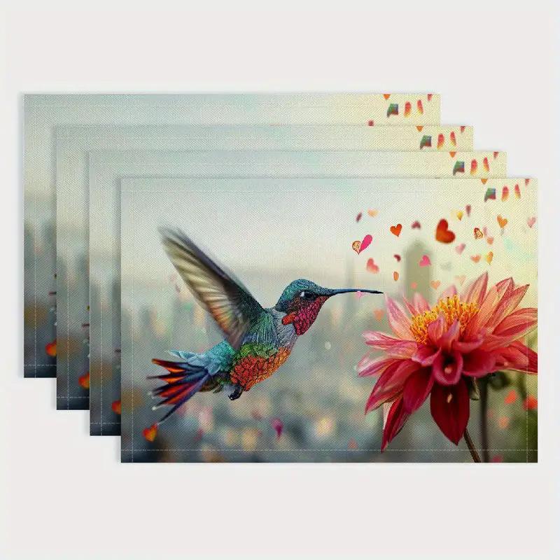 

Stylish Linen Table Mats - Heat-Resistant, Perfect for Festive Dining and Restaurant Decor 30 x 45 cm