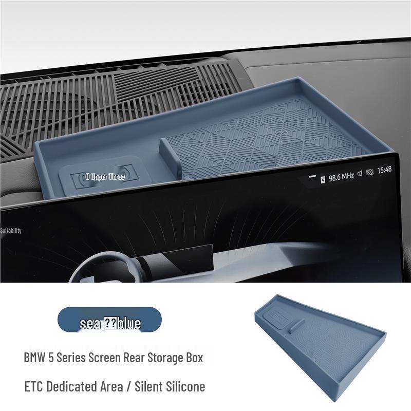 Caixa de Armazenamento de Silicone para Série 3, 5, 7 & X3, X5, X6, X7 da BMW - Console Central